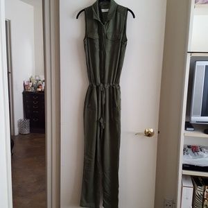 Jumpsuit, olive green